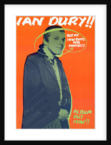 Ian Dury Poster (2) by Rokpool